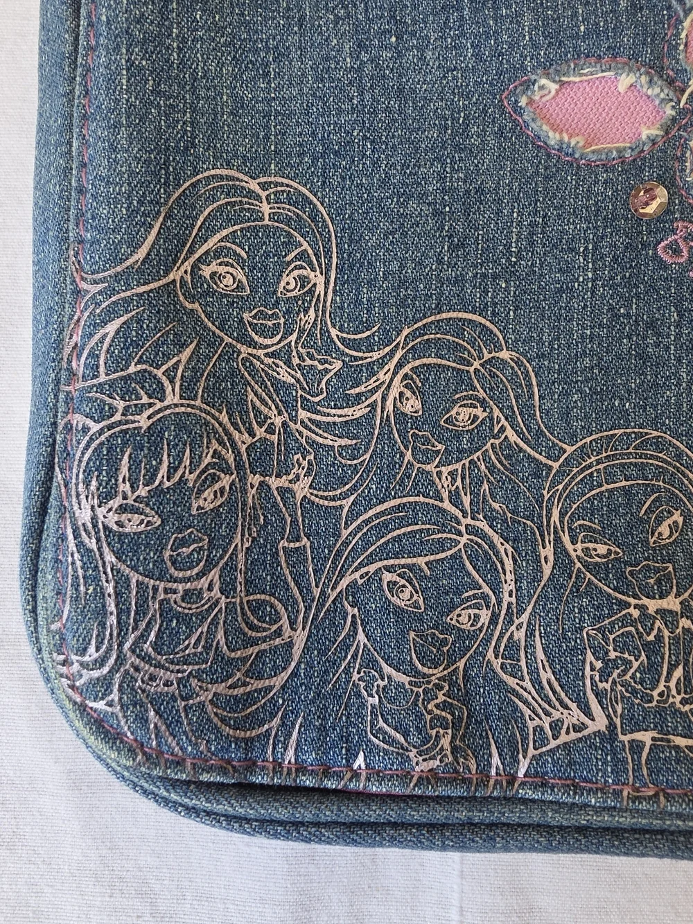 Vintage Y2K Bratz Denim Shoulder Bag 2003 MGA Entertainment Purse